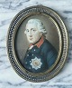 Miniature portræt af Frederik d. II også kaldet Frederik d. Store