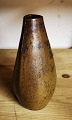 Brun glaseret vase fra L. Hjorth