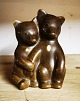 Par bjørne i keramik af Knud Basse