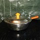 Kaserolle i sølv plet. bakelite knop og håndtag af Just Andersen for G.A.B