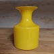 Holmegaard: Gul palet glas vase