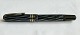 Blue and Black striped Rakete-Tank fountain pen