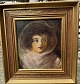 Oil painting: Portrait of Young Girl